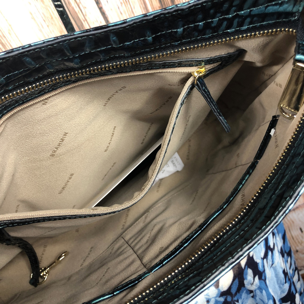 Brahmin Verdigris Noelle Melbourne Handbag NWT - Picture 8 of 8